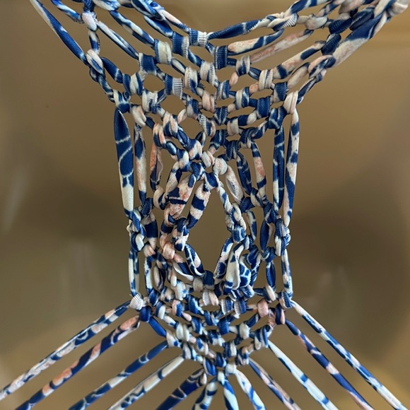 $25 - Gypsy 05 Sand Reversible triangle top - mix & match - side crochet - Picture 5 of 8